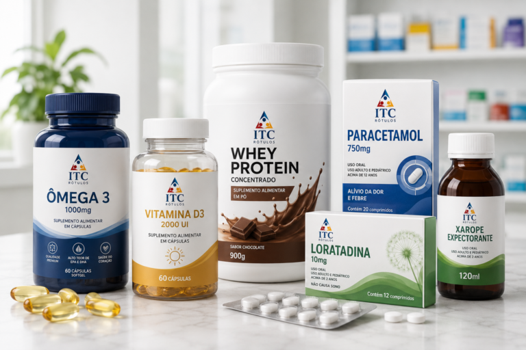 Rótulos para Linha Farmacêutica